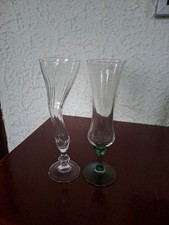 Lot de 2 verres soufflés