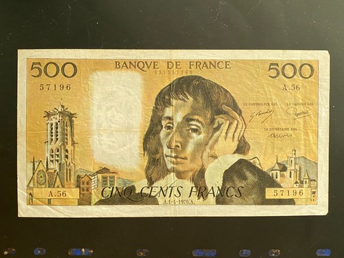 Billet 500 francs pascal - 500,