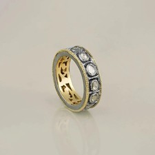 Bague Jonc Diamant Polki