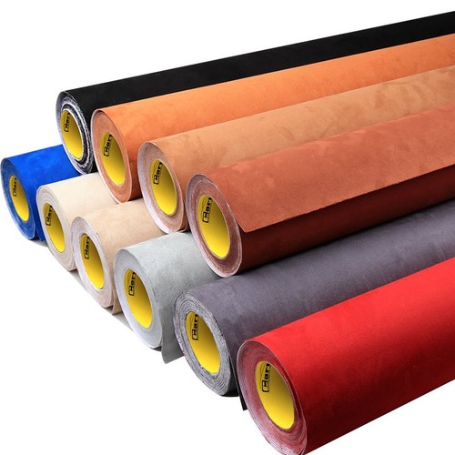 Tissu microfibre velours cuir - tissu,