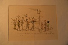 LITHOGRAPHIE POULBOT format (38/28cm) signée numérotée & contresignée 1915