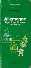Guide vert Michelin Allemagne RFA Berlin tourisme voyage régionalisme