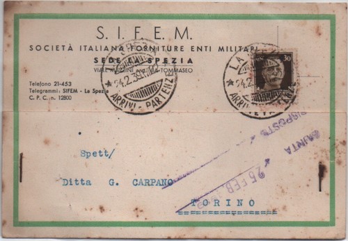 Carte postale sifem - carte,