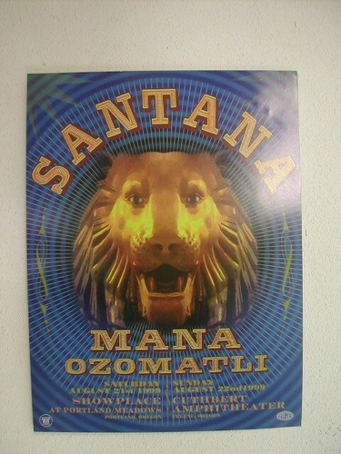 Santana mana handbill - santana,