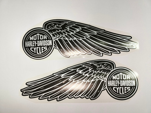Harley davidson black - harley, silver