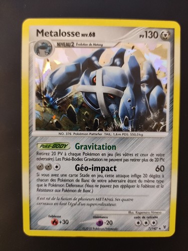 Carte pokémon métalosse - pokémon, holo