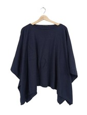 COS Poncho Dames Pull bleu