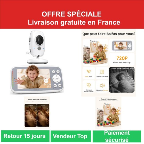 Babyphone boifun caméra - babyphone,