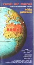 Royal Air Maroc timetable