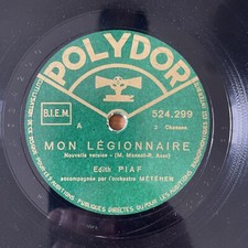 78 RPM - EDITH PIAF - Mon