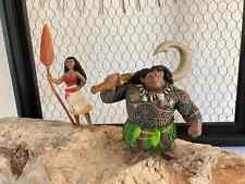 23 ⚜️ Lot de 2 Figurines Maui Vaiana Moana Bullyland Disney