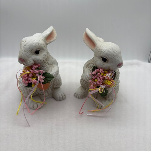Set ceramic bunnies - of,