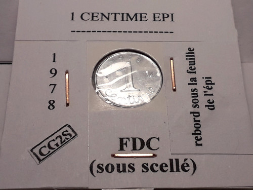 Centime epi 1978 rebord - epi,