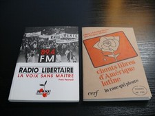Yves Peyraut Radio Libertaire et Chants Libres d'Amérique Latine lot de 2 livres