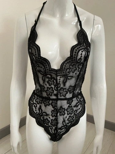 Body sexy dentelle - en, noire