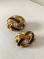 ?‍⬛ Jolie paire de boucles d'oreille à clips  bijoux fantaisie vintage 7
