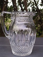 Broc à Eau Modèle Tommy en Cristal Taillé de Saint Louis Ancien.