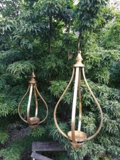 Porte lanterne, vieil or