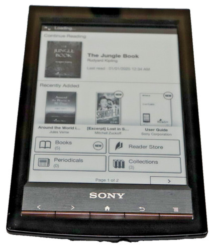 Digital book reader - book, -sony