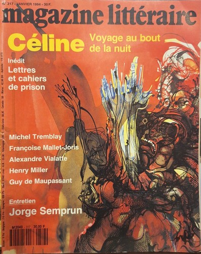 Magazine littéraire 317 - littéraire, n°