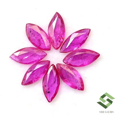 6x3 rubis naturel taille - 6x3,