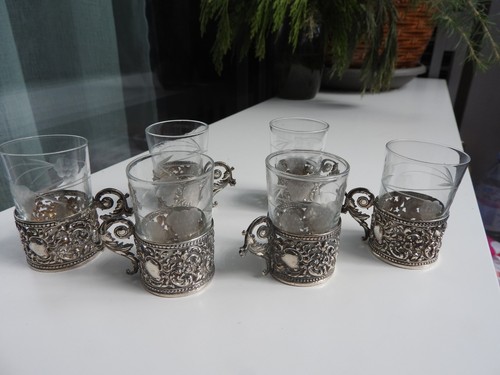 Anciens gobelets verres a - 6,