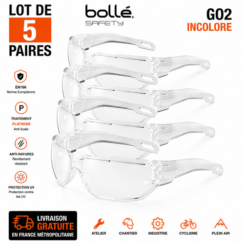 Lot lunettes bollé go2 - 5,