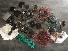 Lot sono auto voiture années 90 - Cables câblage enceintes autoradio ....