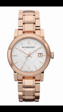 Montre Analogique Signature Burberry Gold rose Femme 