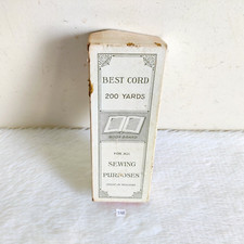 Boîte En Carton Publicitaire De Cords Best Des Années 1930 Pour La Couture 528