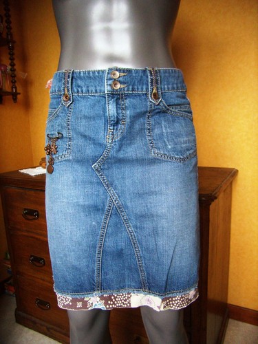 Jupe jean esprit - en, jean,