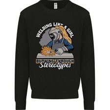 Chalumeau comme Un Fille Drôle Welder Enfants Pull