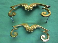 2  poignées ancienne laiton