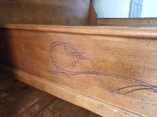 lit chene massif Louis