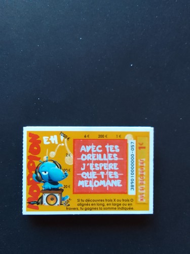 Lot tickets morpion - de,