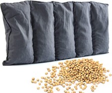 Amilian Coussin de noyaux de cerise - 55 x 20 cm -coussin de massage chaud froid