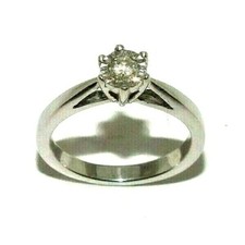 Femmes 9ct or Blanc