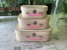 Lot Valisette Malette Carton