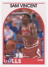 1989-90 NBA Hoops #149 Sam Vincent / Chicago Bulls
