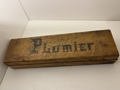 Ancien plumier bois - plumier,