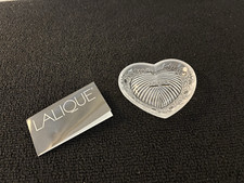 Coupelle cœur cristal Lalique France