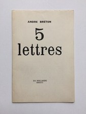 "André BRETON : 5 Lettres"