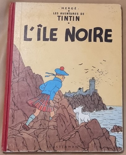 Tintin l île - noire, /