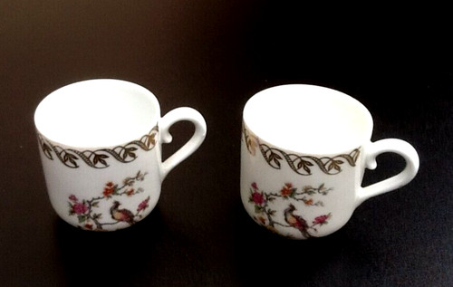 Deux tasses café - tasses, à