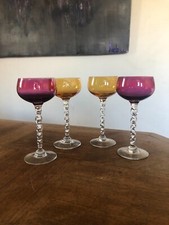 4 VERRES A VIN EN CRISTAL DE