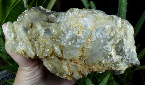 Baryte miel bleu
