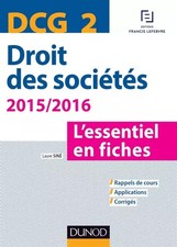 DCG 2 - Droit des sociétés