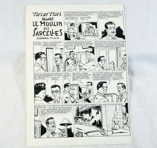 Planche originale tim tom - originale, et