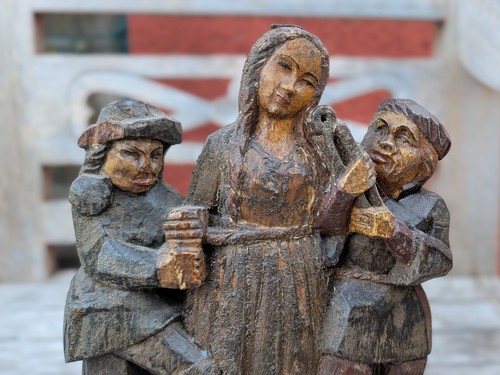 Sainte apolline sculpture bois - apolline,