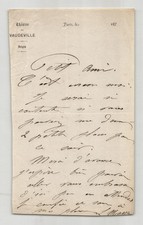 Léontine Massin - Lettre